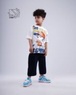 ست تیشرت و شلوارک پسرانه بهاره با طرح لیکرز lakers - تصویر 3