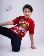 ست تیشرت و شلوارک پسرانه بهاره با طرح لیکرز lakers - تصویر 2