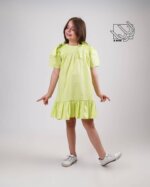 پیراهن دخترانه بهاره ساده - تصویر 7