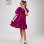 پیراهن دخترانه بهاره ساده