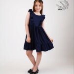 پیراهن ساده بهاره دخترانه