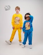 ست بلوز شلوار پسرانه پاییزه با طرح شیرشاه