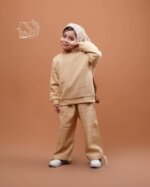 ست بلوز و شلوار دخترانه و پسرانه پاییزه با طرح ساده - Image 6