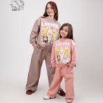 ست بلوز و شلوار دخترانه پاییزه با طرح لبوبو