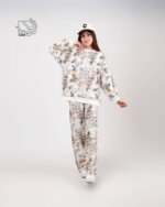 ست بلوز و شلوار دخترانه پاییزه با طرح هاوایی - تصویر 4