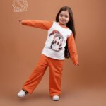 ست بلوز و شلوار دخترانه پاییزه با طرح پنگوئن