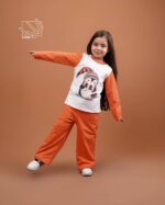 ست بلوز و شلوار دخترانه پاییزه با طرح پنگوئن