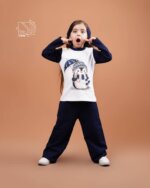 ست بلوز و شلوار دخترانه پاییزه با طرح پنگوئن - Image 4