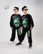 ست بلوز و شلوار پسرانه پاییزه با طرح هالک