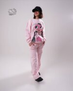 ست بلوز و شلوار دخترانه پاییزه با طرح دختر عینکی - Image 6