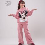 ست بلوز و شلوار دخترانه پاییزه با طرح میکی موس