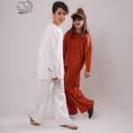 ست بلوز و شلوار ساده اسپورت دخترانه و پسرانه