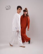 ست بلوز و شلوار ساده اسپورت دخترانه و پسرانه