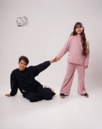 ست بلوز و شلوار ساده اسپورت دخترانه و پسرانه - Image 8