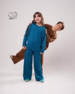 ست بلوز و شلوار ساده اسپورت دخترانه و پسرانه - Image 10