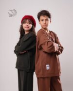 ست بلوز و شلوار ساده اسپورت دخترانه و پسرانه - Image 3